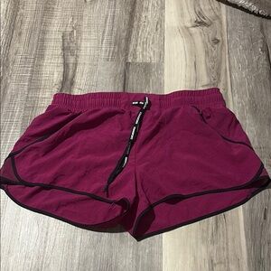 Women's Magenta Athletic Shorts